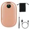 Rechargeable Hand Warmer Electric Hand Heater Portable Reusable Pocket Warmer Power Bank With Digital Display Sunset